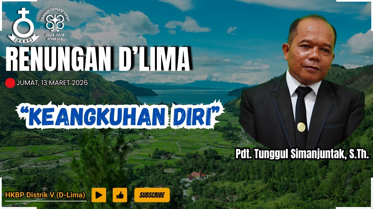 Renungan D'Lima | Obaja 1:3 | Jumat, 13 Maret 2026