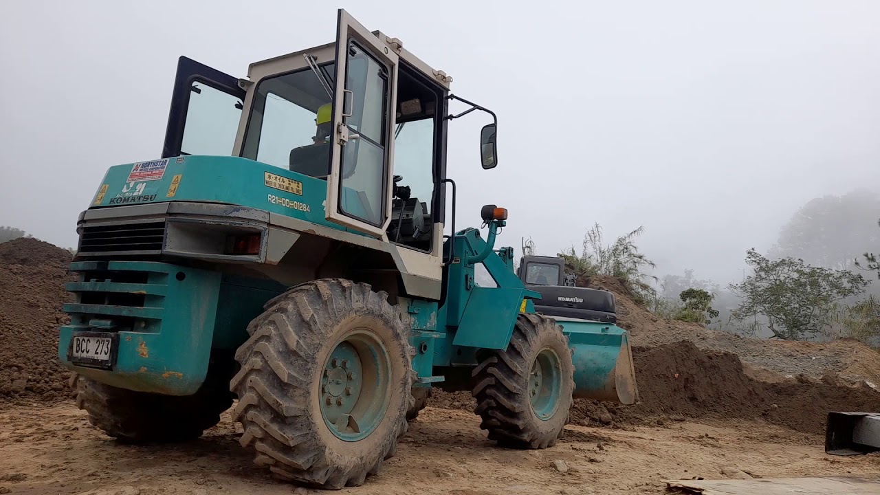 BTS The Scaffold Farmer P1SQ4 Lady Operator Payloader Soil Moving REAR footage