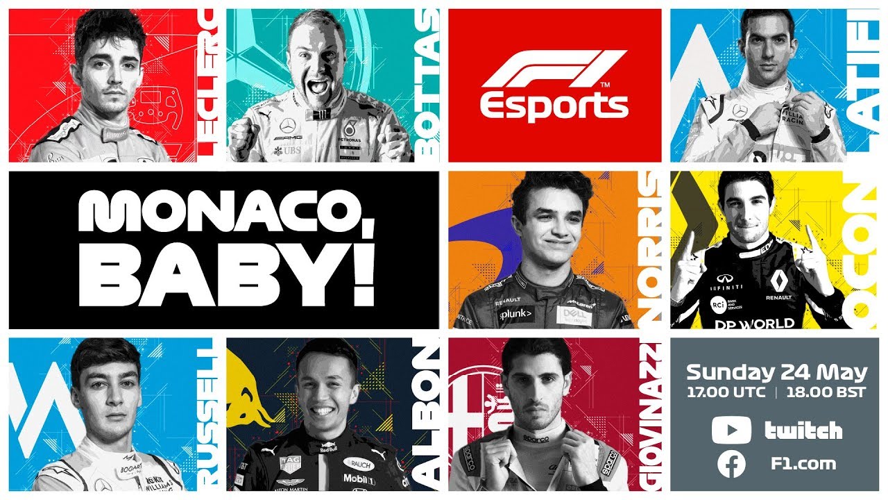 F1 Virtual Monaco Grand Prix LIVE!