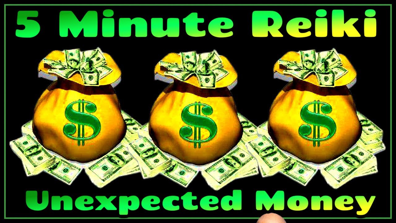 Reiki l Attract +  Receive Unexpected Money✨ 💰✨💰✨ l 5 Minute Session l Healing Hands Series ✋💚🤚