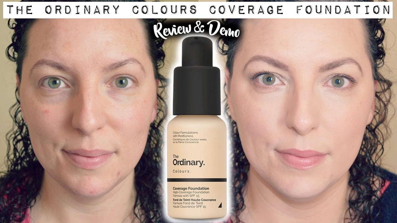 NEW | The Ordinary Colours Coverage Foundation - Review & Demo | Down to Earth Beauty | WavyKate