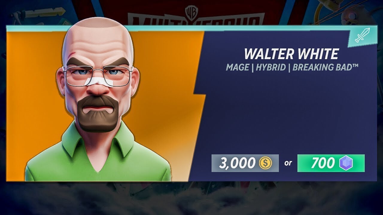Walter White Gameplay In MultiVersus - MultiVersus