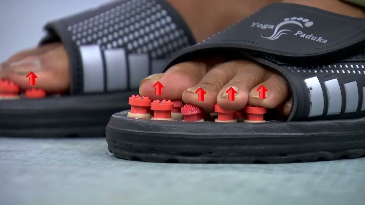 Magnetic Acupressure Yoga Slippers (Code:11026)