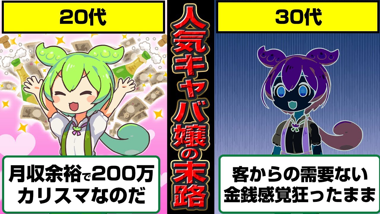 キャバ嬢になって夜の女豆王を目指したずんだもんの末路