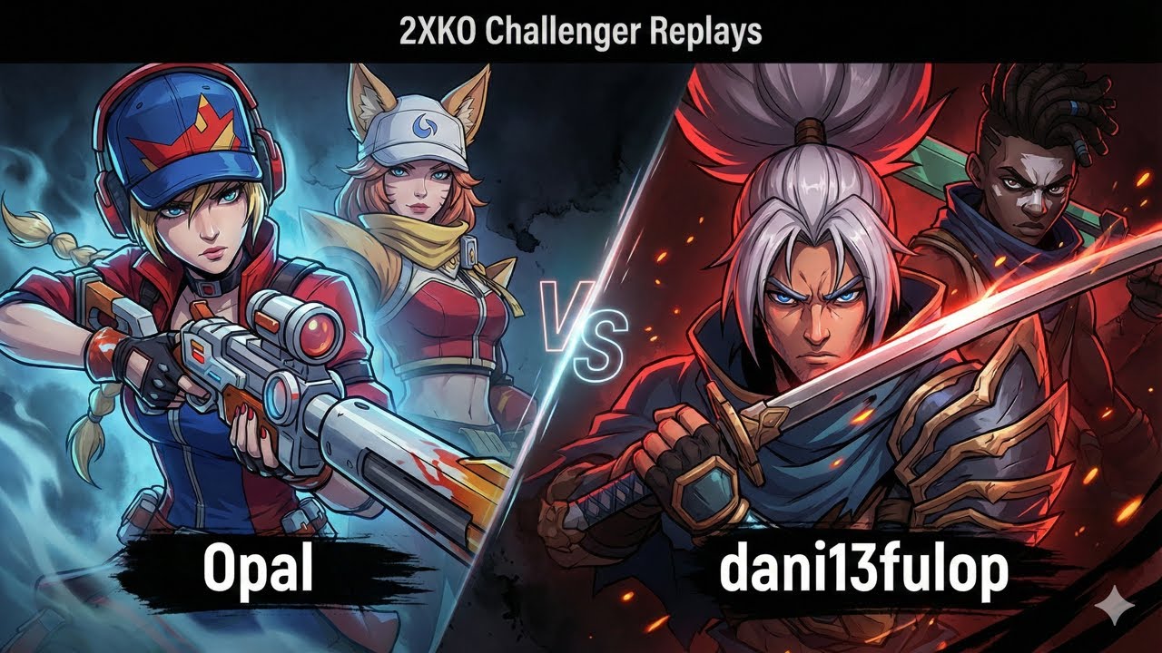 CHALLENGER CAITLYN OPAL – [Challenger] Caitlyn Ahri VS Yasuo Ekko [Grand Master] | 2XKO