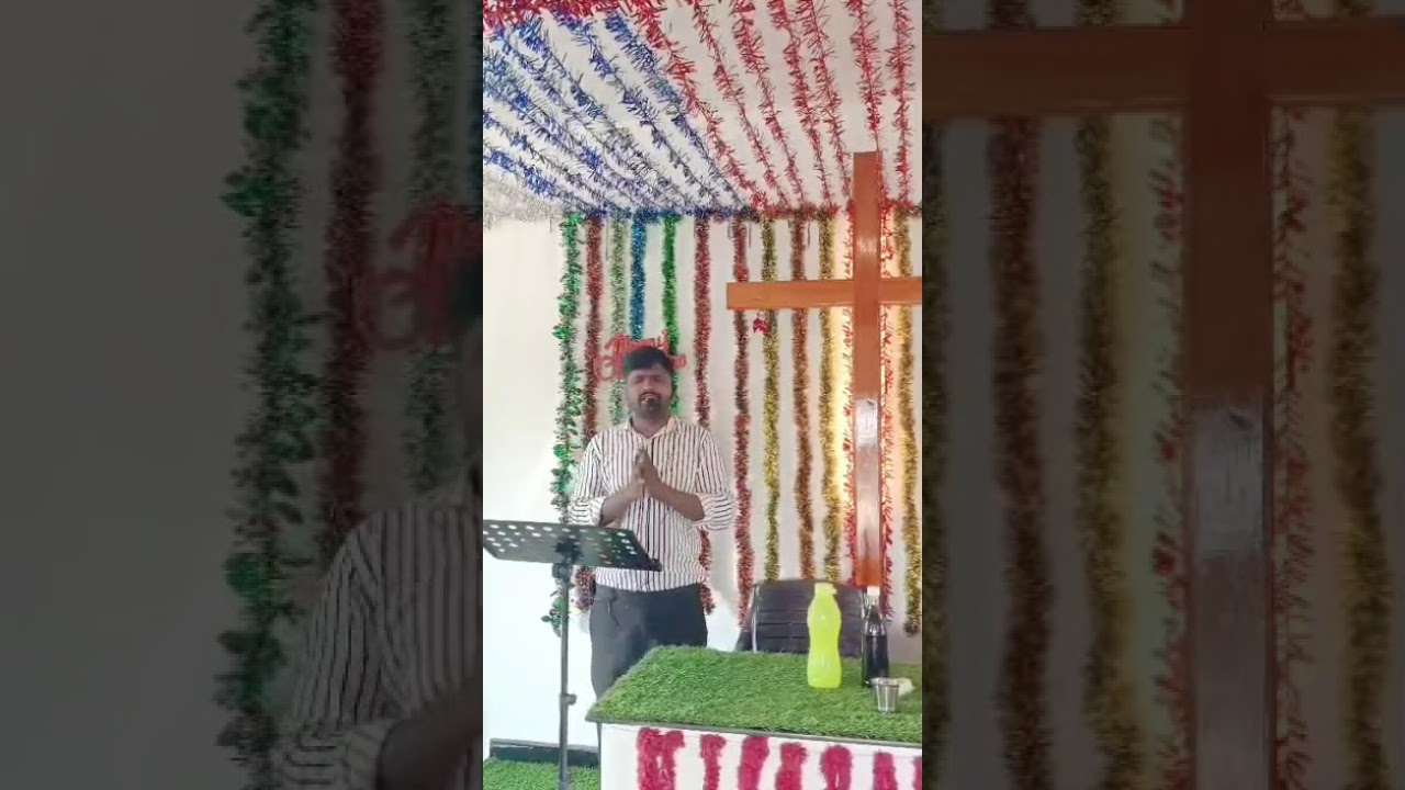 Sunday Worship in church boppalamadugu village @ Paster Daniel