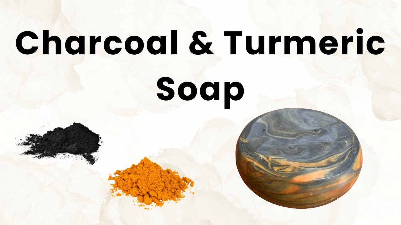 Make Charcoal and Turmeric Soap: Cold Processed Method