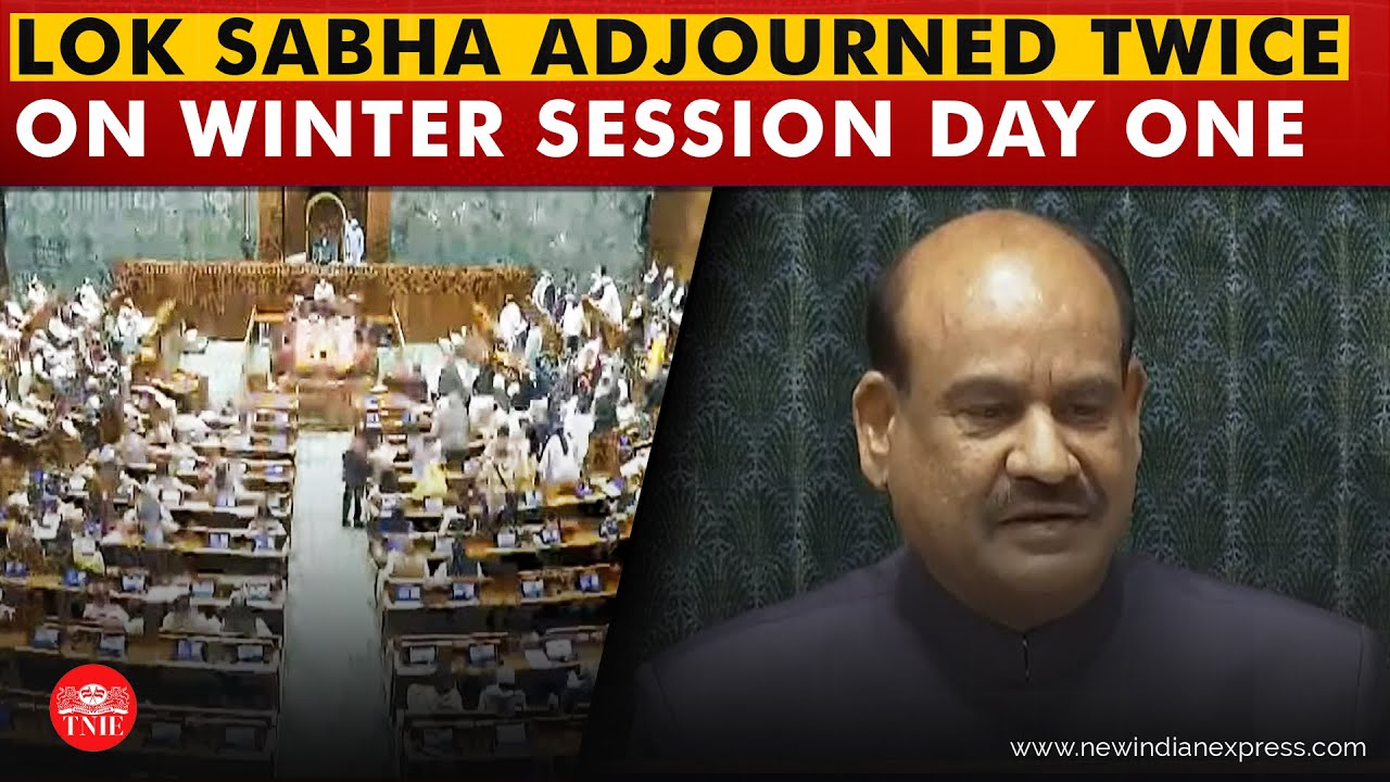 Lok Sabha adjourned twice as opposition demands discussion over SIR | Parliament Winter Session