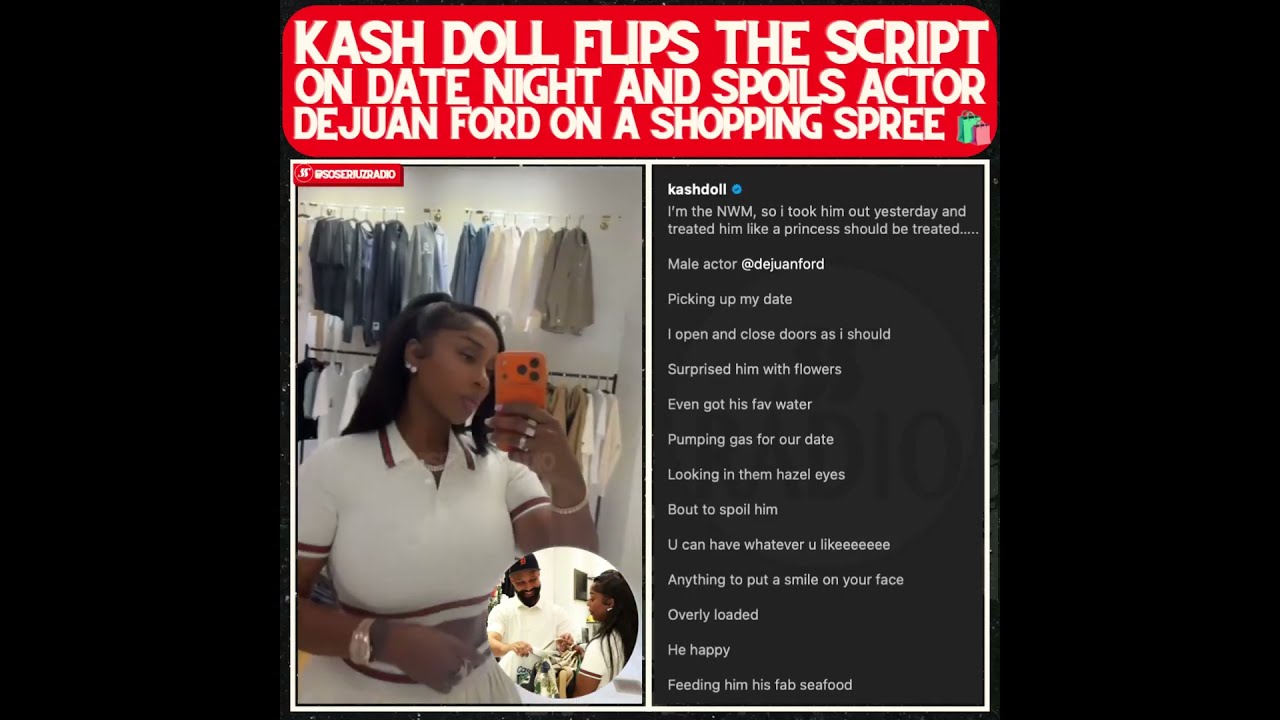 He Couldn't Stop Smiling After Kash Doll Did All Of This For Him! 🛍️