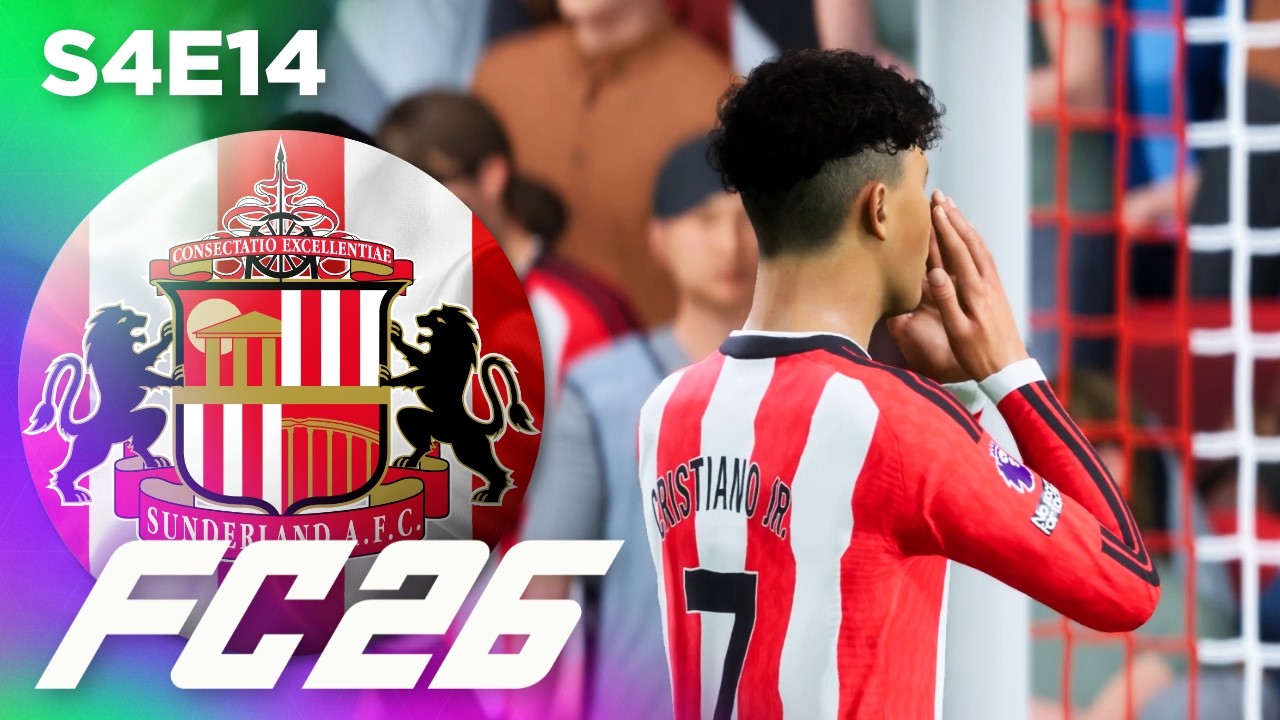 HOW did Cristiano Jr miss that?! | FC 26 Sunderland Career Mode S4E14