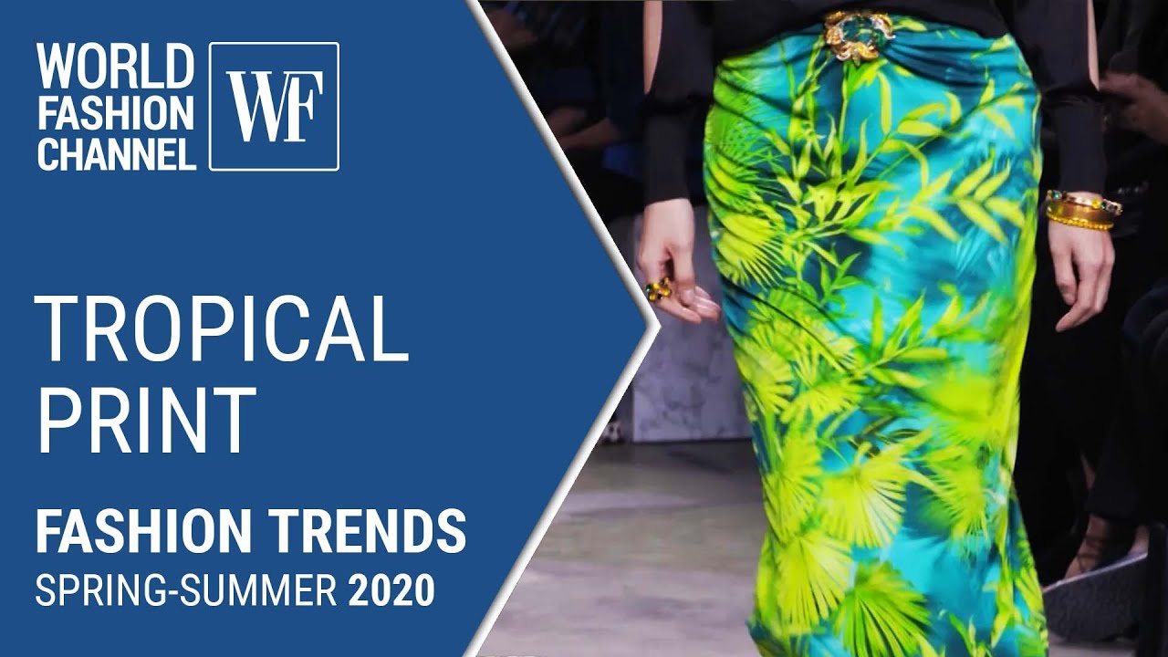 Tropical print | Fashion trends spring-summer 2020