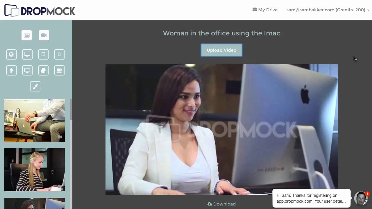 Dropmock Demo