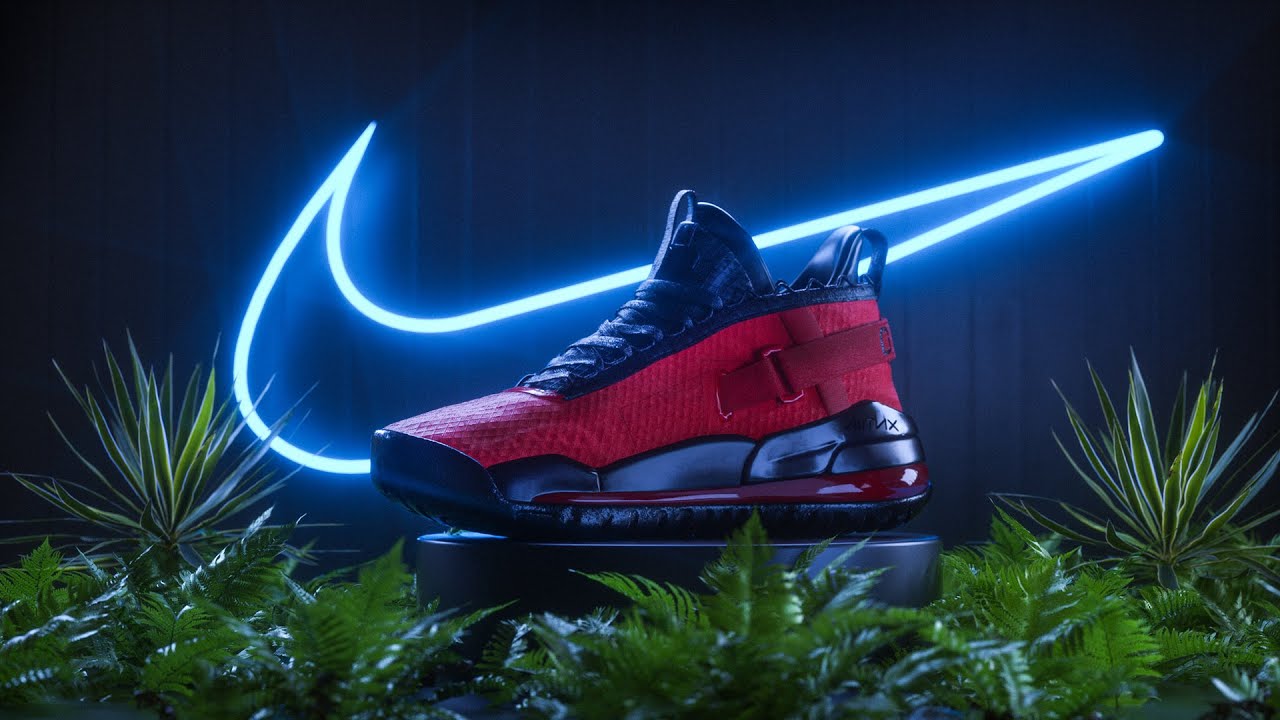 Cinema 4D Octane Nike Neon Concept Sneaker Tutorial
