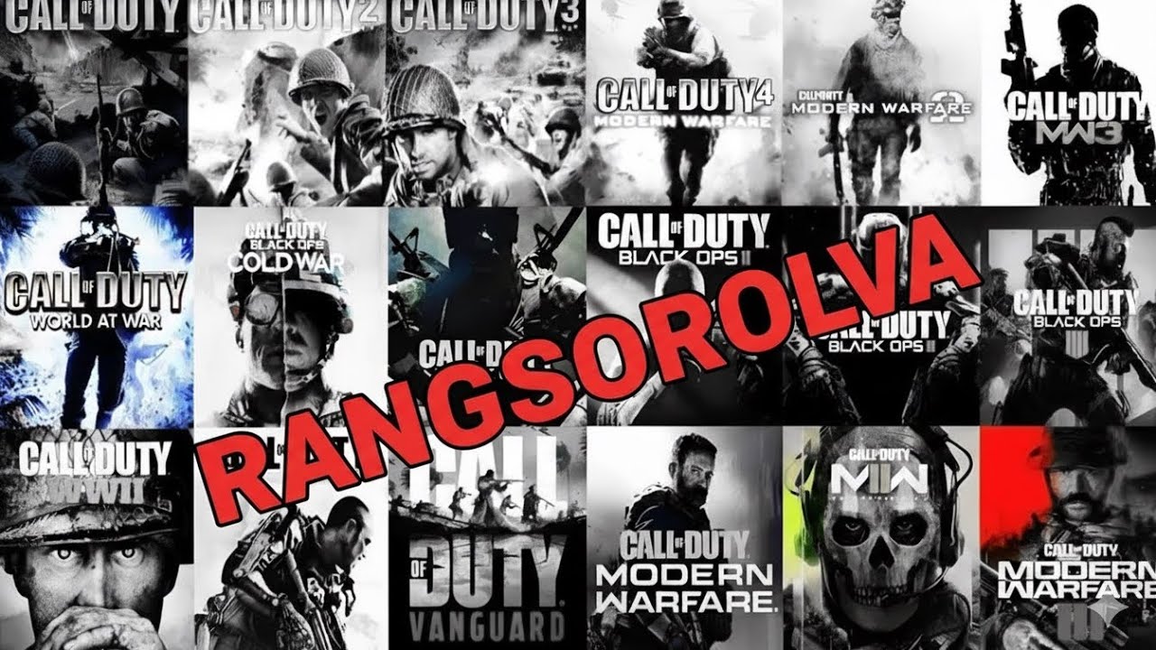 Az ÖSSZES Call of Duty rangsorolva! 🔥 Melyik a legjobb CoD valaha? ⁉️ CALL OF DUTY TIERLIST📈