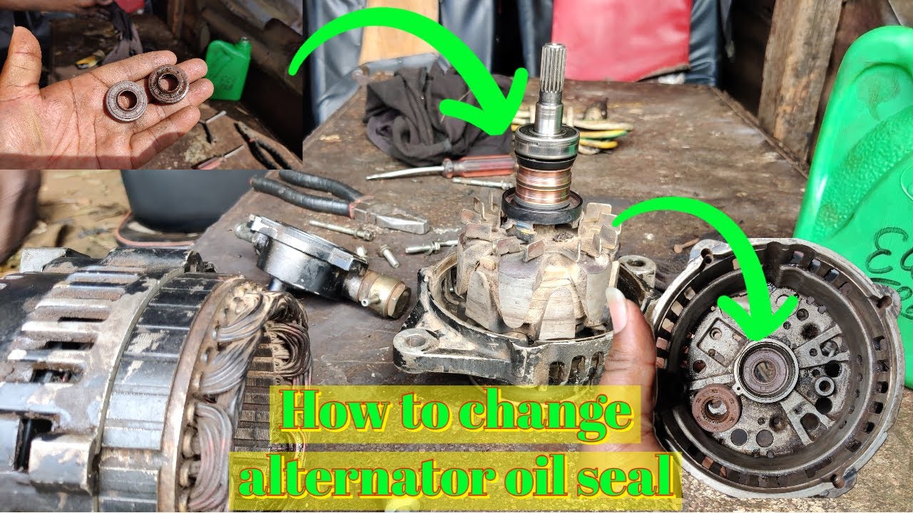 How to replace alternator Bering oil seal
