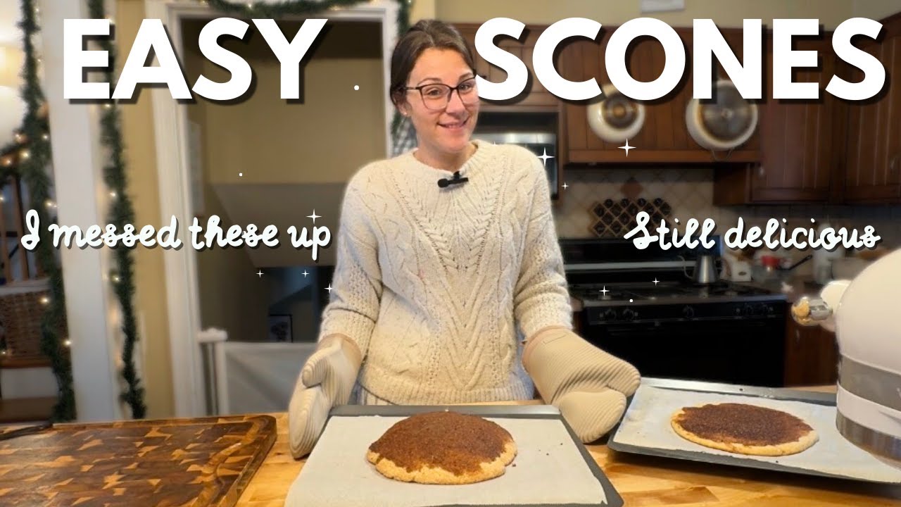 Easy Scone Recipe for Beginners | Homemade Scones, No Mixer, No Stress