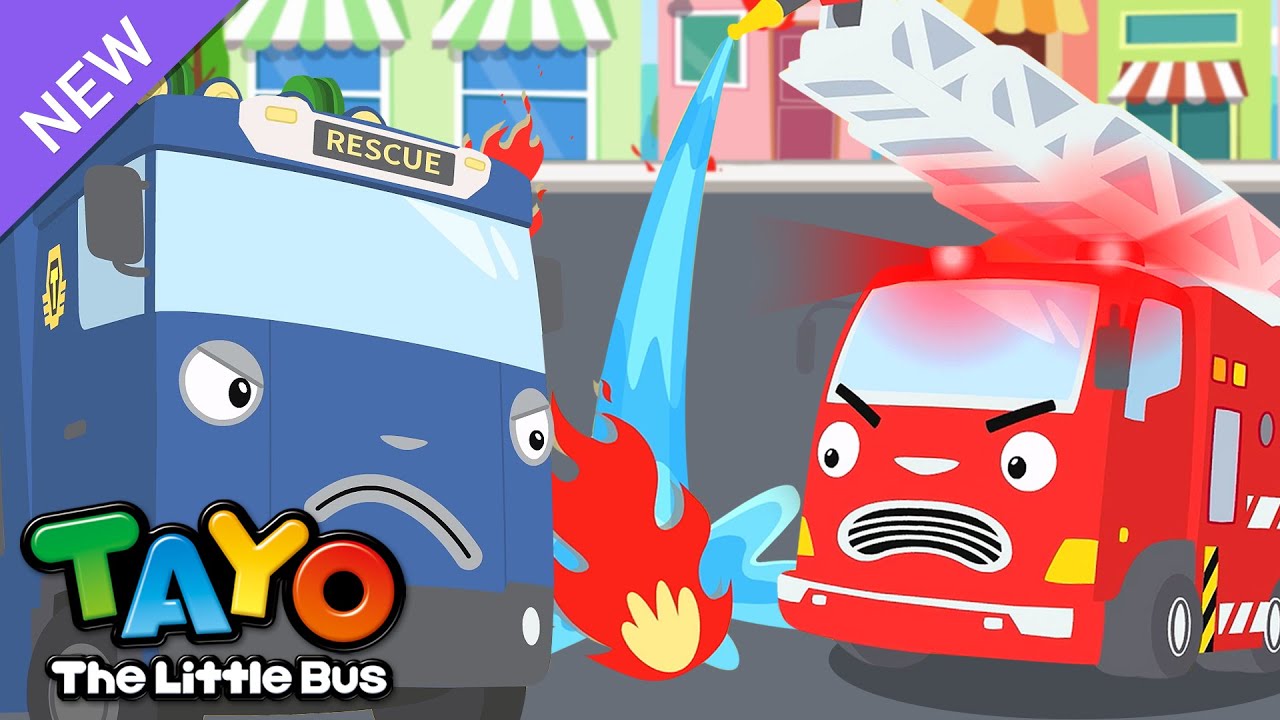 &iexcl;Rojo contra Azul! | RESCUE TAYO | Tayo nuevo equipo de rescate Song | Tayo Espa&ntilde;ol