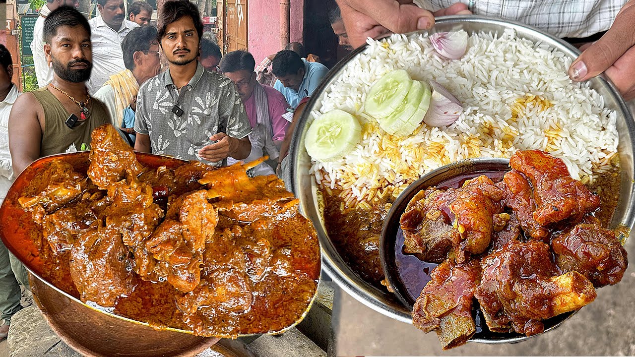 लोग घंटों इंतजार करते हैं हैं यहाँ Mutton खाने के लिए | गाड़ियो का line लग जाता यहाँ | Raja Hotel 