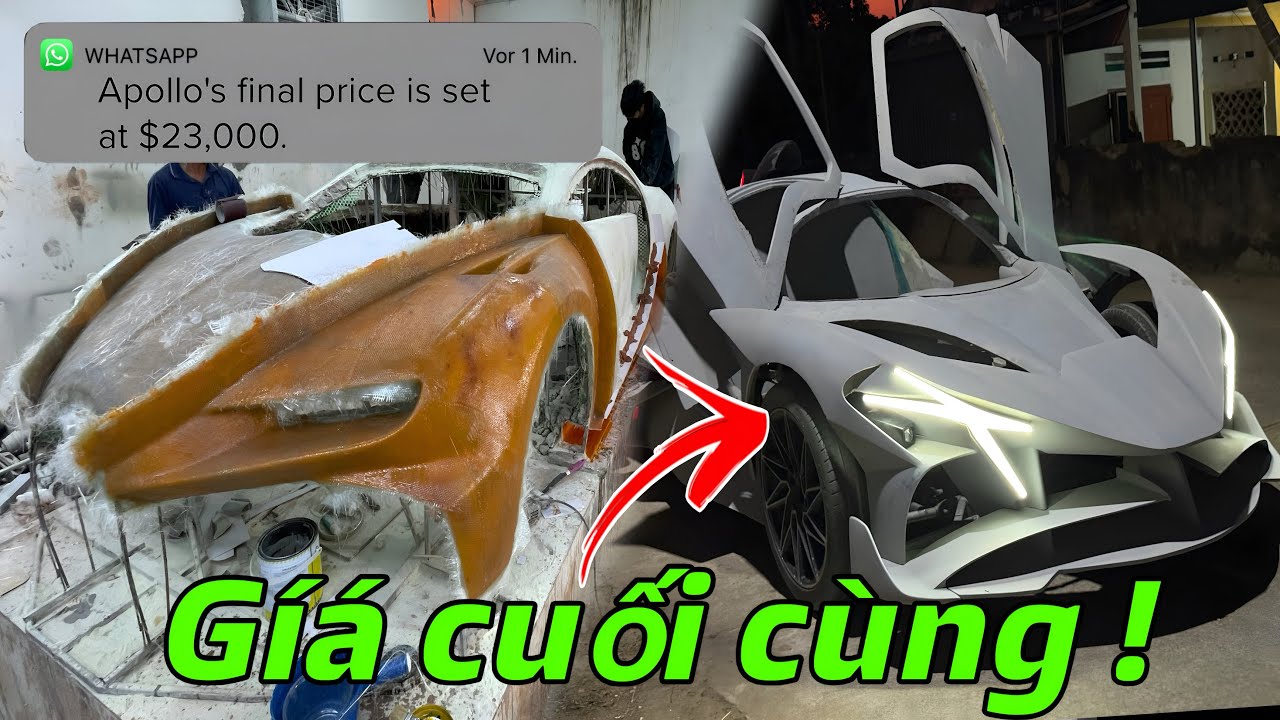 Chế tạo siêu xe Chiron và chốt giá bán Apollo EVo ! 