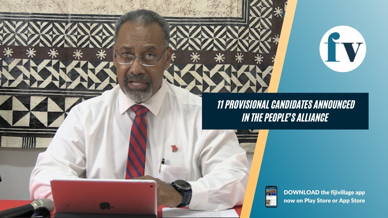 Announcement of the People's Alliance Party Provisional candidates