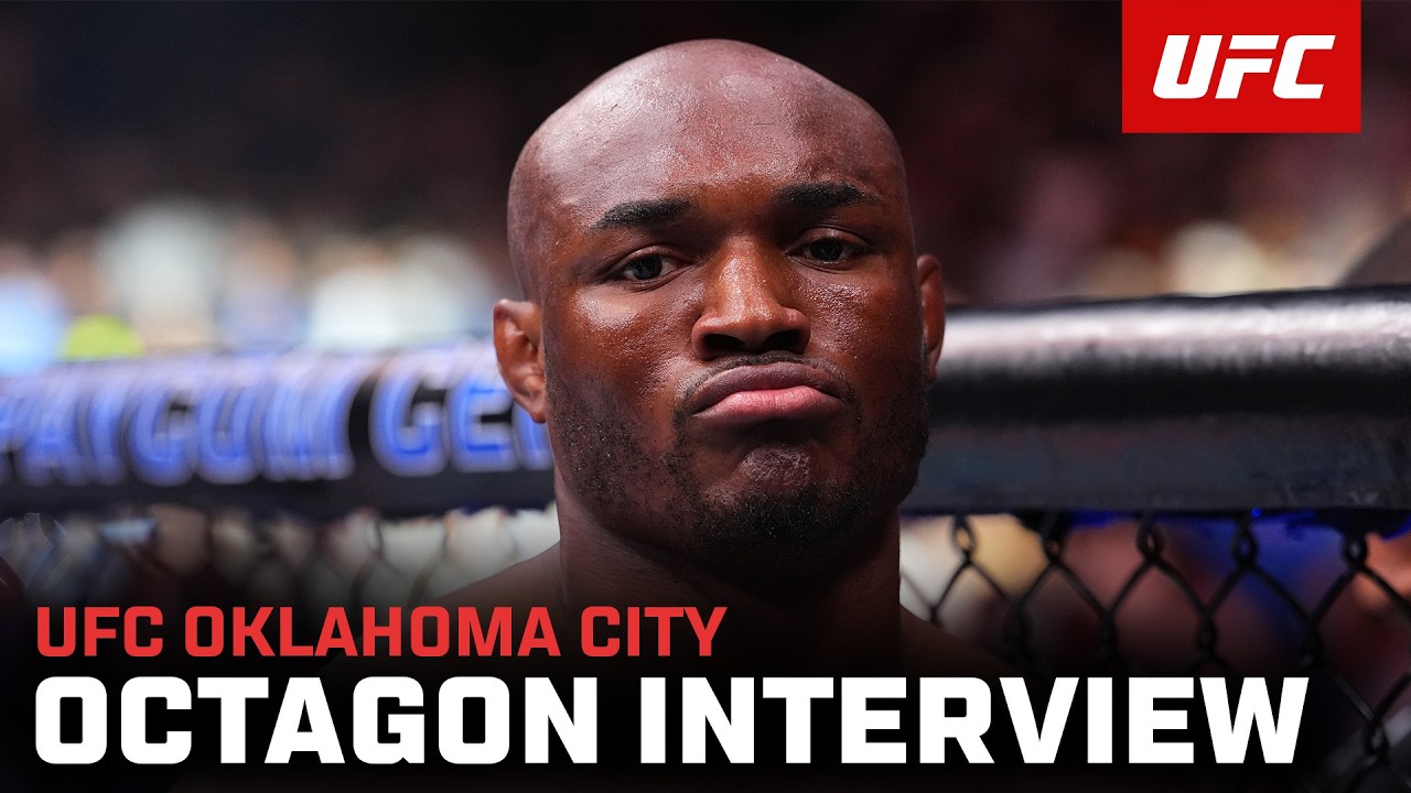 Kamaru Usman Octagon Interview | UFC Oklahoma City