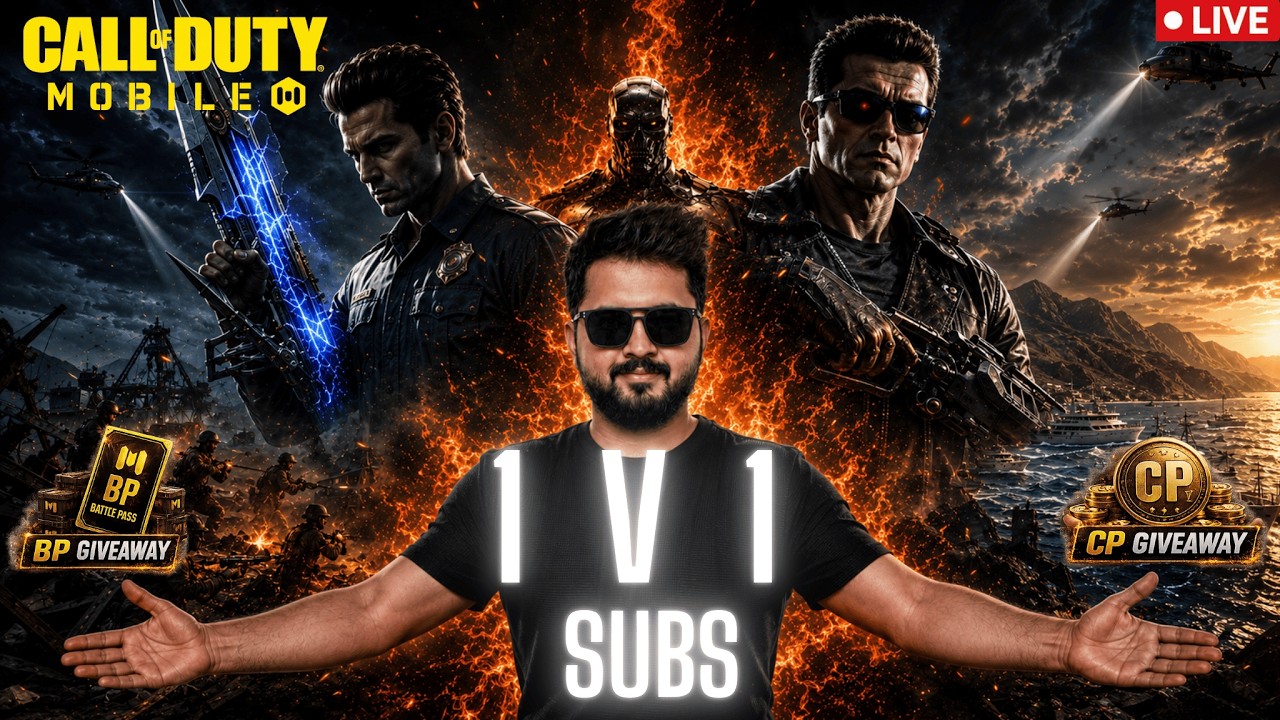 🔴 CODM LIVE | 1v1 With Viewers ⚔️ | Rank Push Grind 🚀| FREE BP/CP GIVEAWAY 🎁🔥 | @callofdutymobile