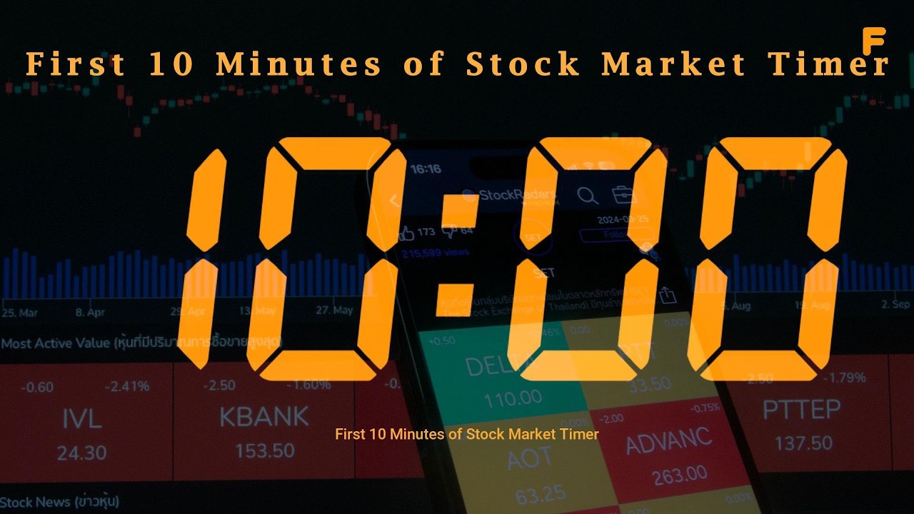 First 10 Minutes of Stock Market Timer