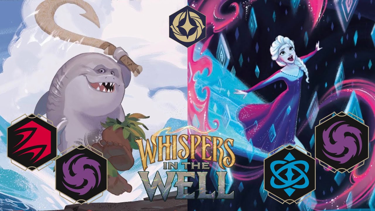 Lorcana League 12-06-25 Round: 3 Ruby/Amethyst Shark VS Amethyst/Sapphire (Blurpple)
