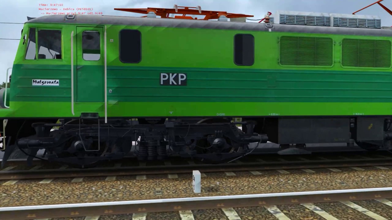 Maszyna EU07 (Prowadzimy EU07-303 TLK na odcinku Macierzewo - Dębica). |l053_Całkowo-Służba-Tlk-1|