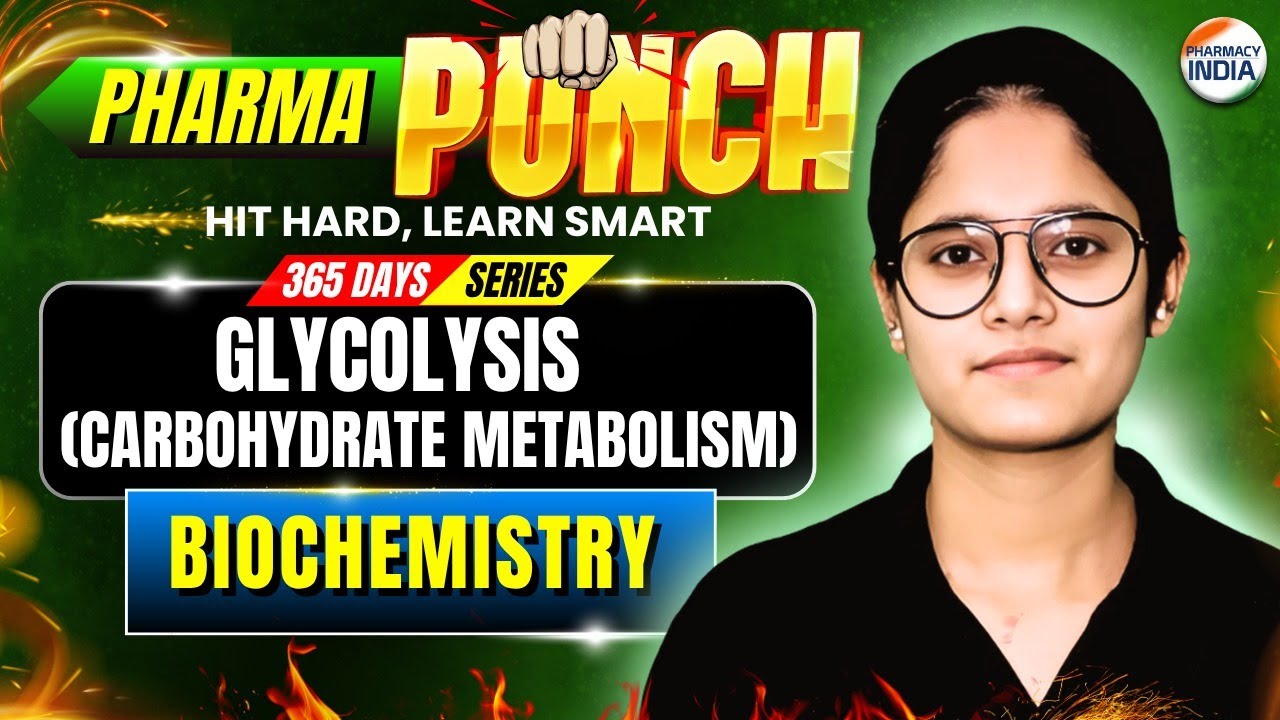 Glycolysis (Carbohydrate Metabolism) | Biochemistry | DI, NIPER, GPAT #pharma #pharmacyindia