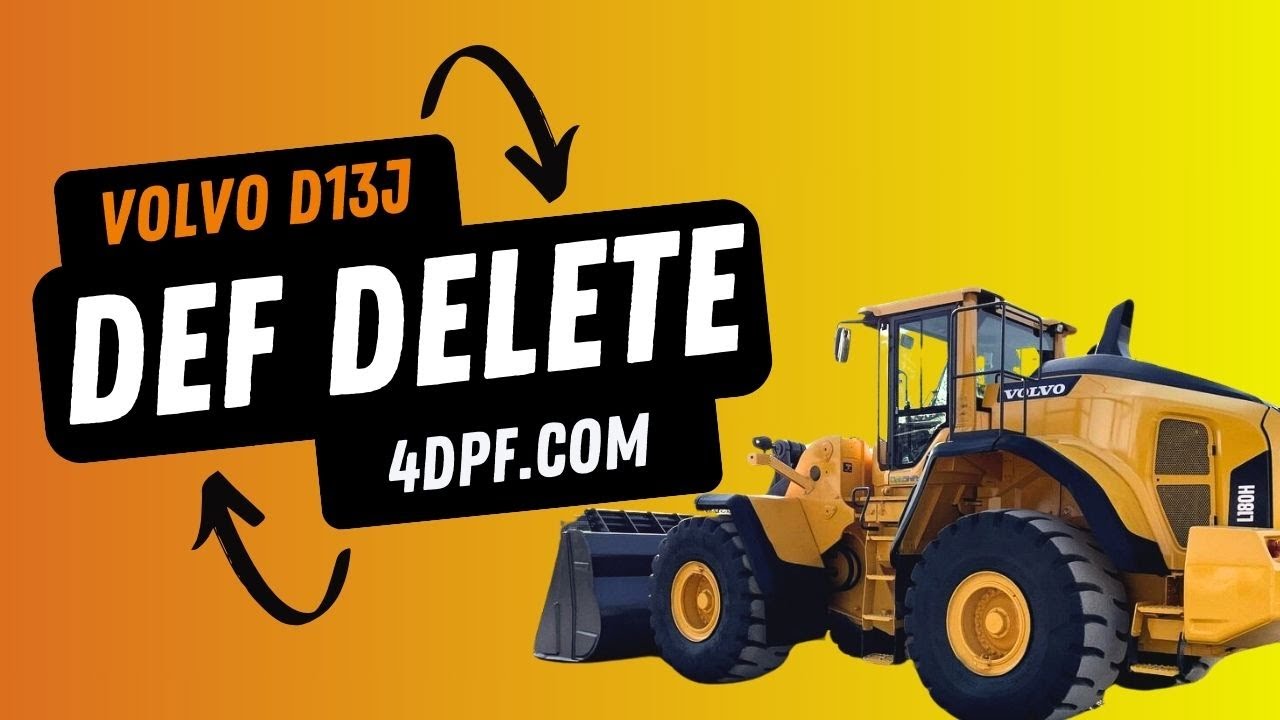 Volvo L180H - D13J DPF+SCR/DEF full delete kit