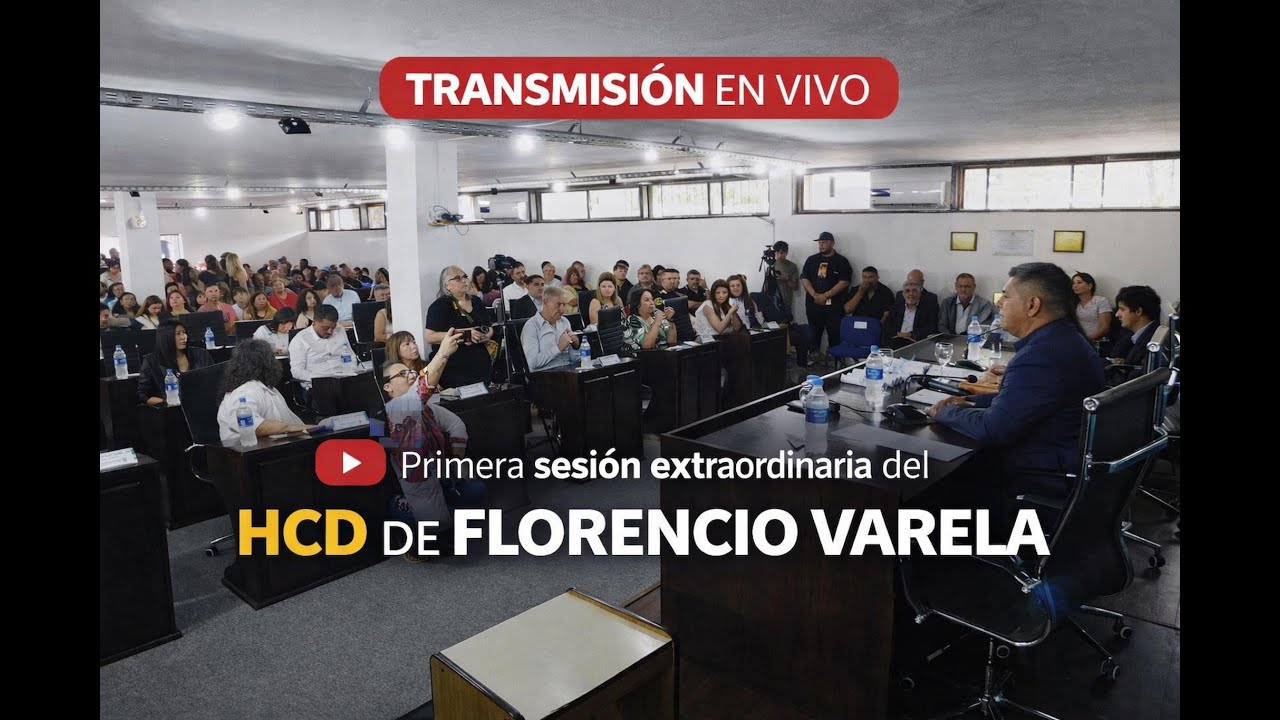 1° Sesión extraordinaria del HCD de Florencio Varela