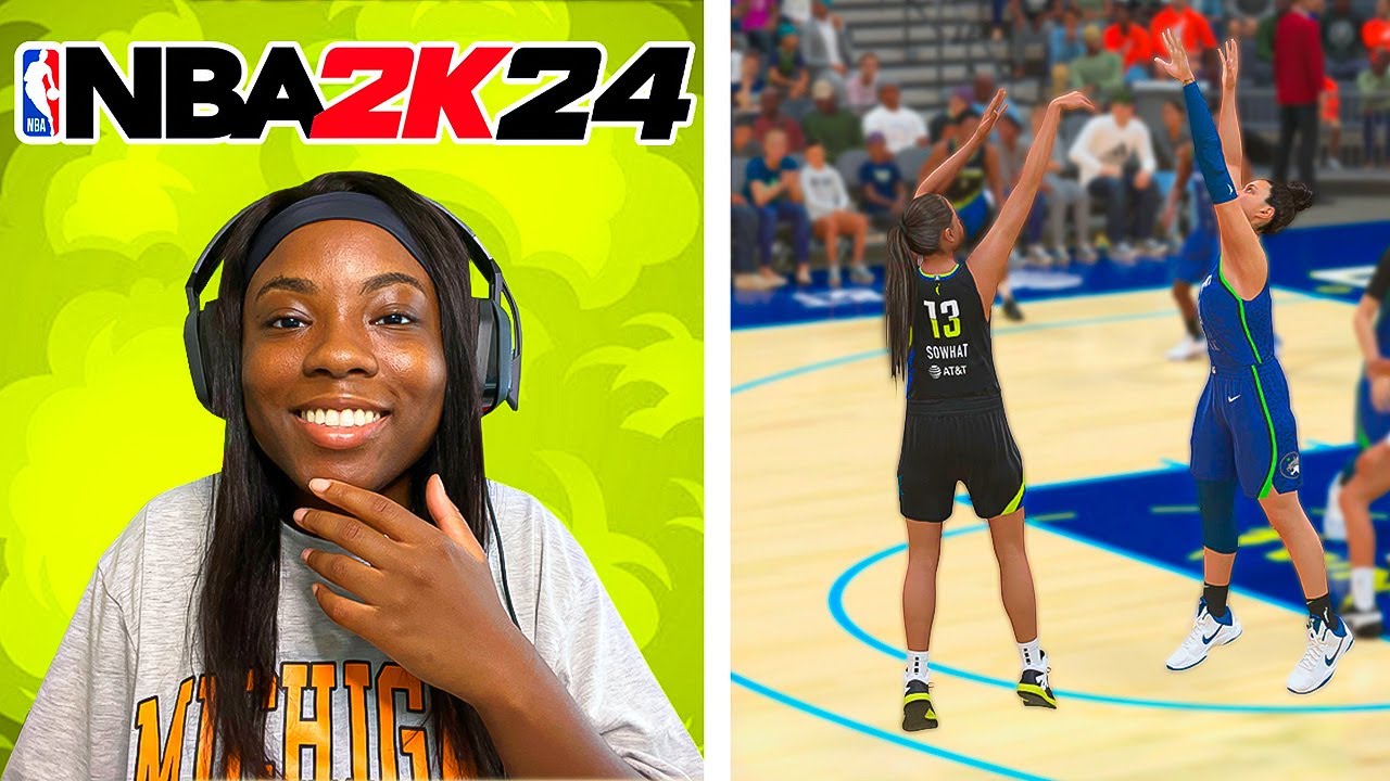 NBA 2K24 WNBA MYCAREER! THE CREATION OF ASHLEY SOWHAT!