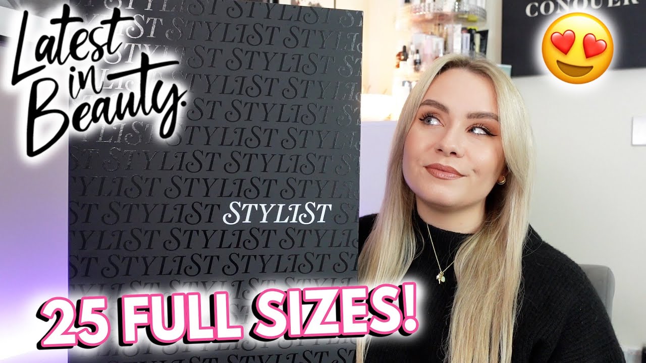 ALMOST ALL FULL SIZES!! LATEST IN BEAUTY X STYLIST BEAUTY ADVENT CALENDAR 2024 UNBOXING | MISS BOUX