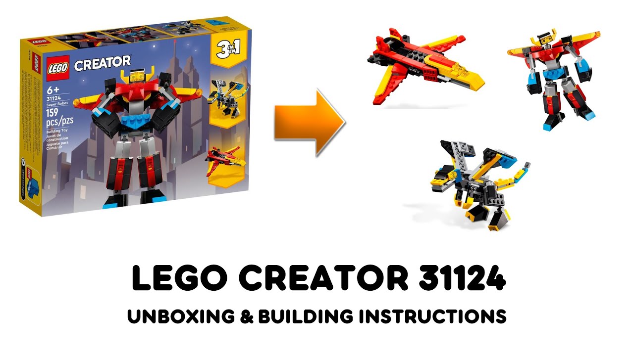 Lego creator 31124 Unboxing and Building instructions
