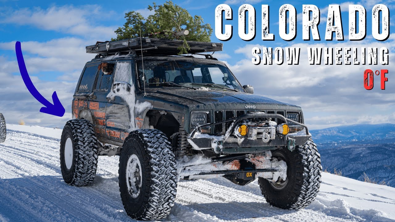 I FINALLY Went Snow Wheeling in My One Ton Jeep Cherokee XJ!