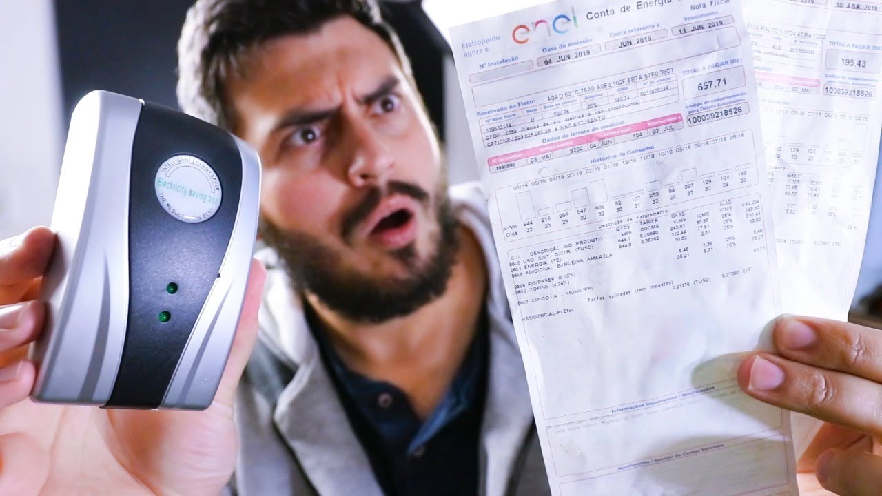 COMPREI UM APARELHO QUE ECONOMIZA 40% NA SUA CONTA DE LUZ !!!