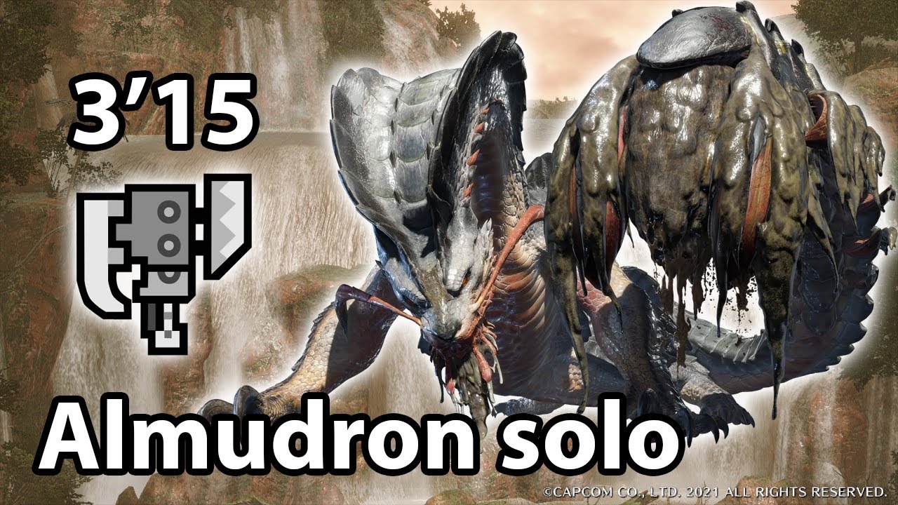 Almudron Switch Axe solo - 3'15 (Freestyle + capture) | Monster Hunter Rise