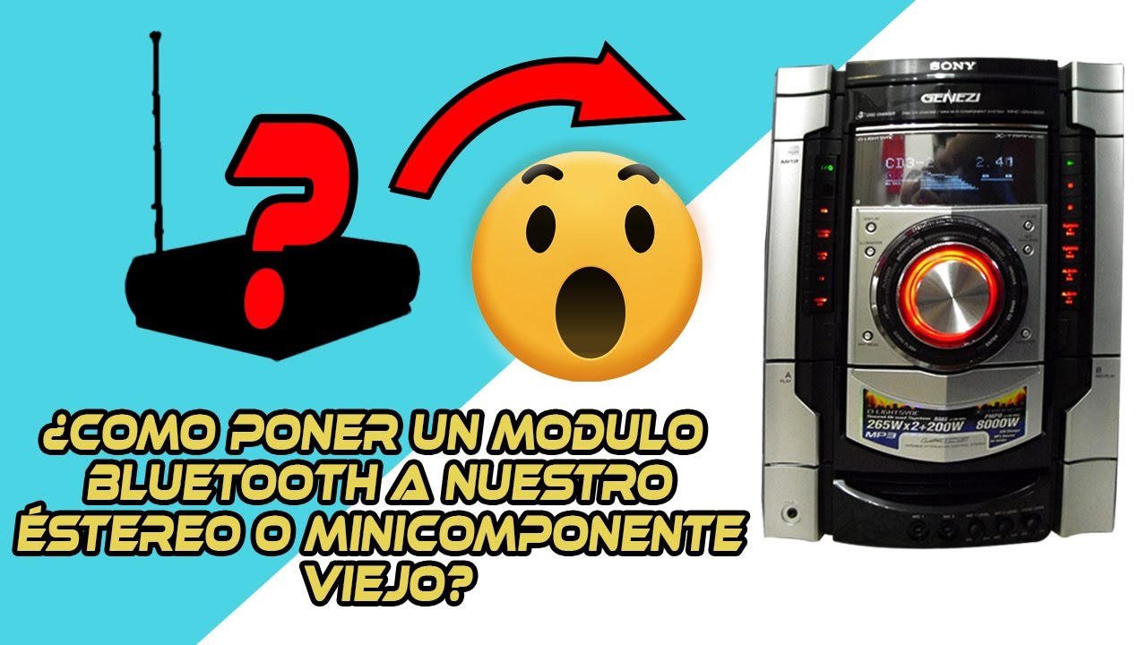 No tires tu Viejo equipo de audio, conviertelo en esto....