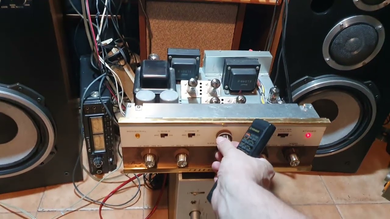 AMPLIFICADOR VALVULAR SANYO CHANNEL MASTER JOYA DEL AUDIO NIPON! EN VENTA 1500 USS ESCUCHE SU SONIDO