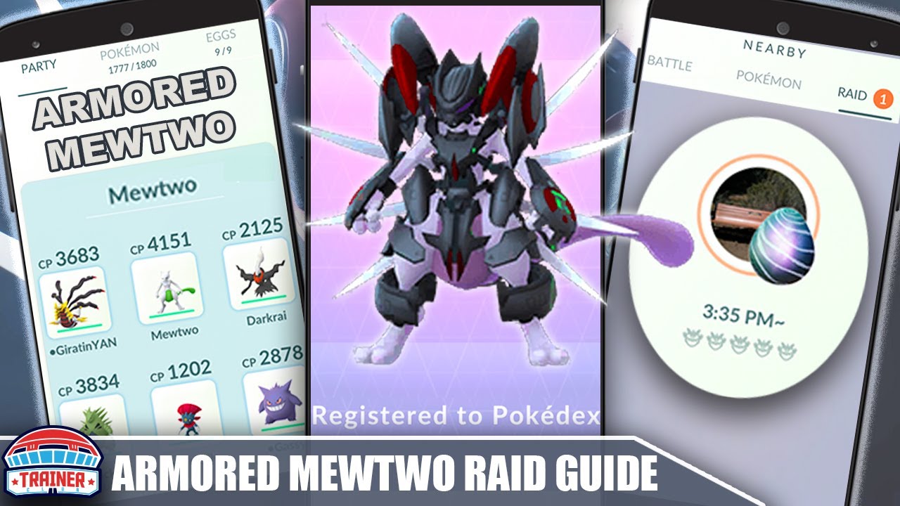 TOP *ARMORED MEWTWO* COUNTERS, 100 IV, MOVESET + RAID COUNTER GUIDE - PSYCHIC LEGENDARY | Pokémon Go