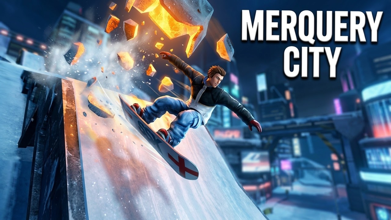 SSX World Circuit -  Merquery City Meltdown Gameplay