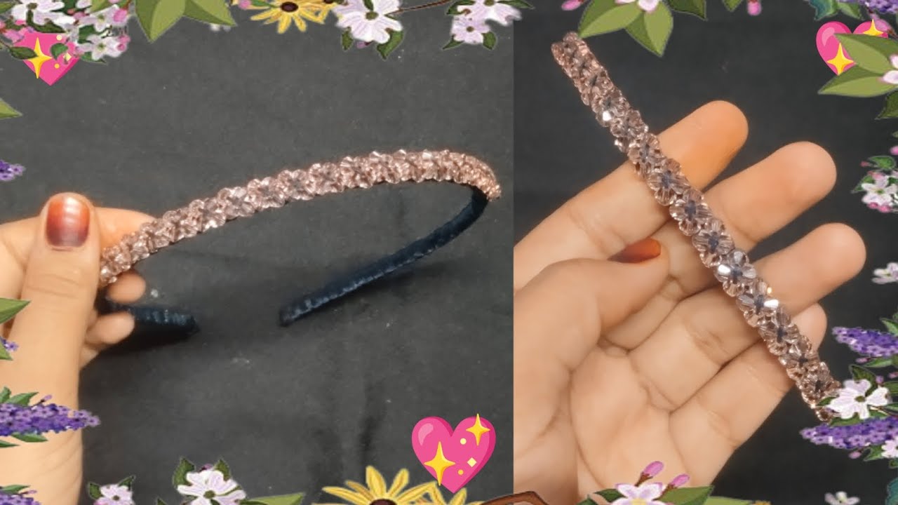 Beads Hairband Korean hairband DIY hairband making