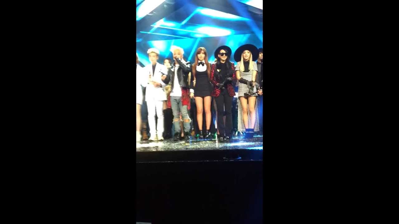 [직캠] 20131124 태양 1위 - Taeyang, 2NE1 인기가요 앵콜무대