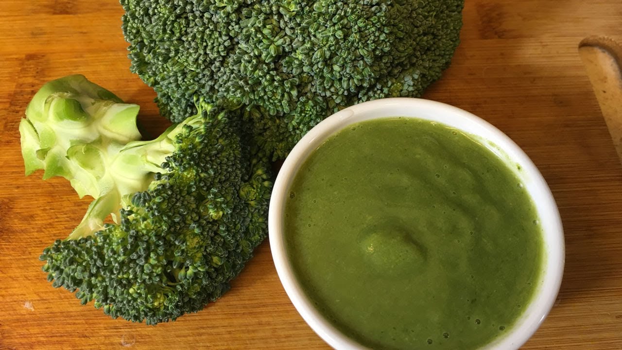 How to Make Broccoli Puree for Babies | Baby Food