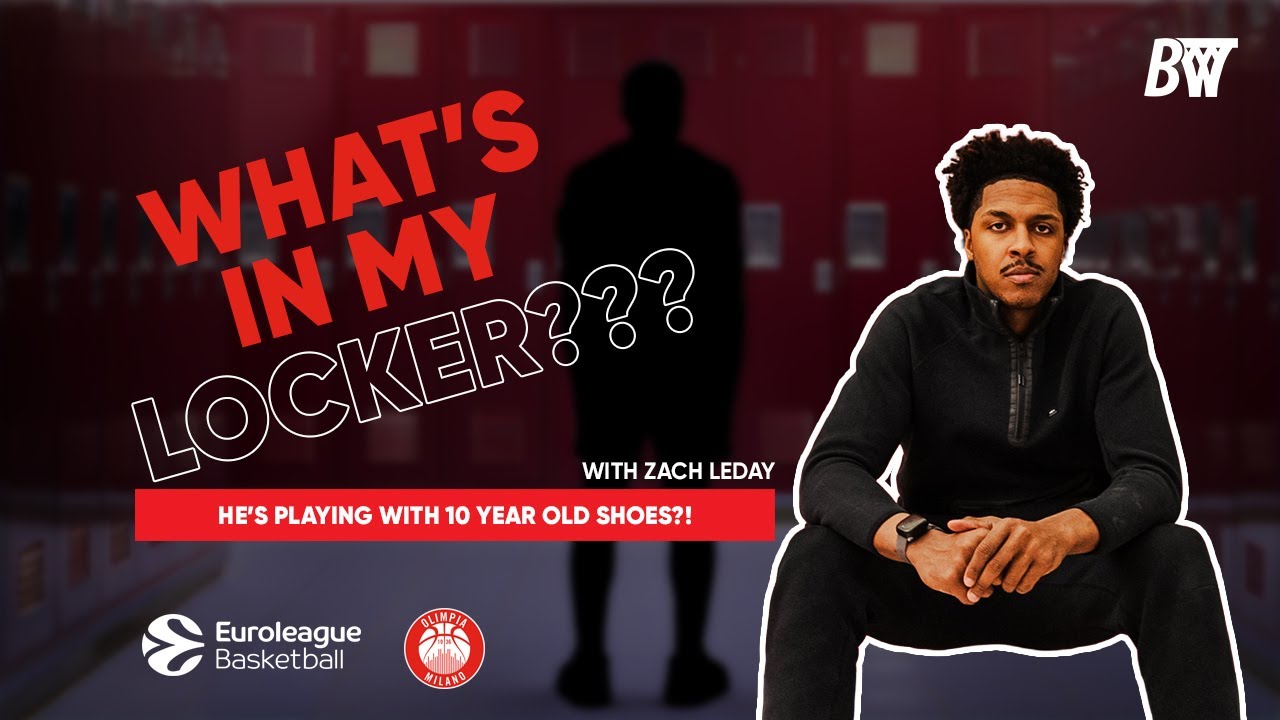 He's playing with 10 years old shoes?! What's in my locker? | ft. Zach LeDay - EP. 5