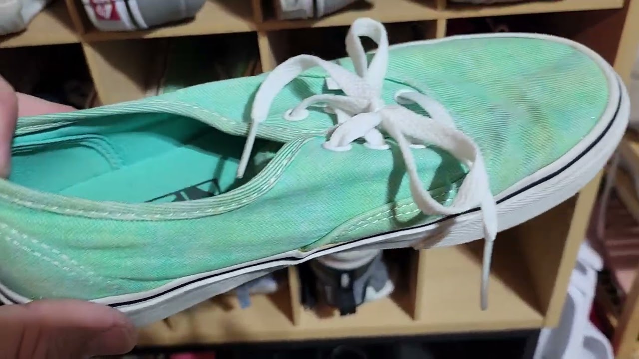 Wife's collection of sneakers,  vans and toms that she loves wearing barefoot