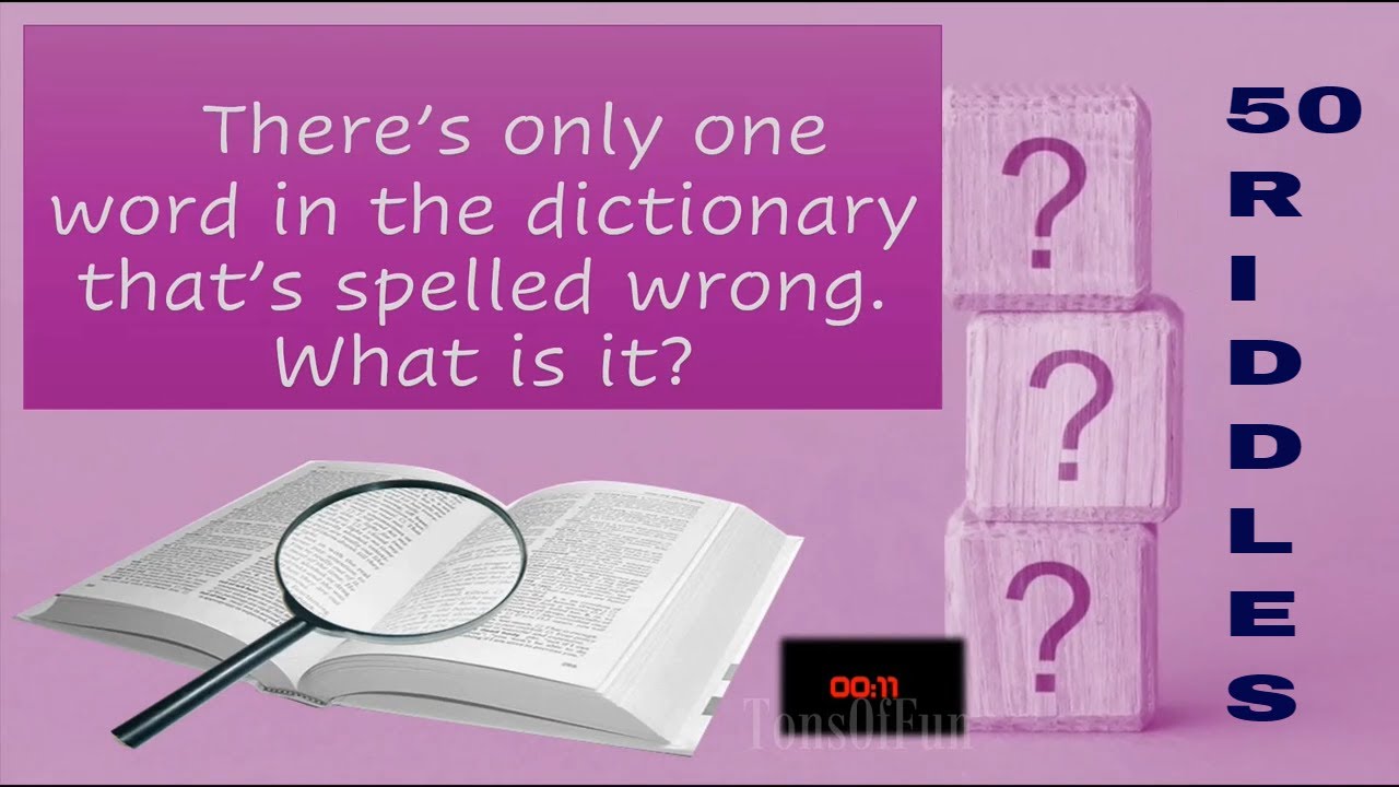50 FUN RIDDLES for friends and families