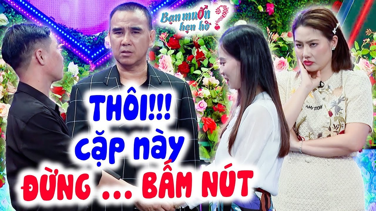 MC Quyền Linh bất ngờ yêu cầu cặp đôi ĐỪNG BẤM NÚT cả trường quay sững sờ | Bạn Muốn Hẹn Hò
