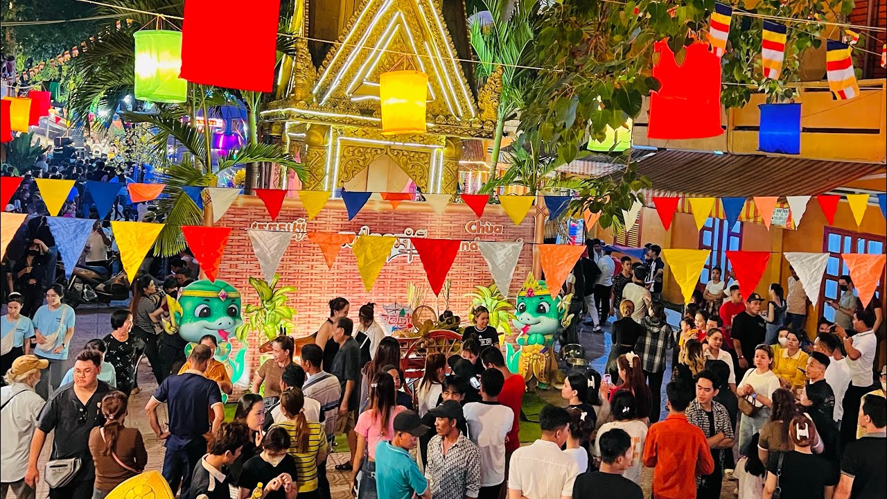 Tết Chol Chnam Thmay Chùa Chantarangsay Q3 Sài Gòn 2025